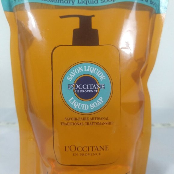 L'occitane ROSEMARY Hand & Body Liquid Soap Refill 500ML New - Picture 2 of 5